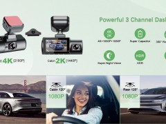 New trending of high level 3 channels car camera, the optimal solution for road safety.